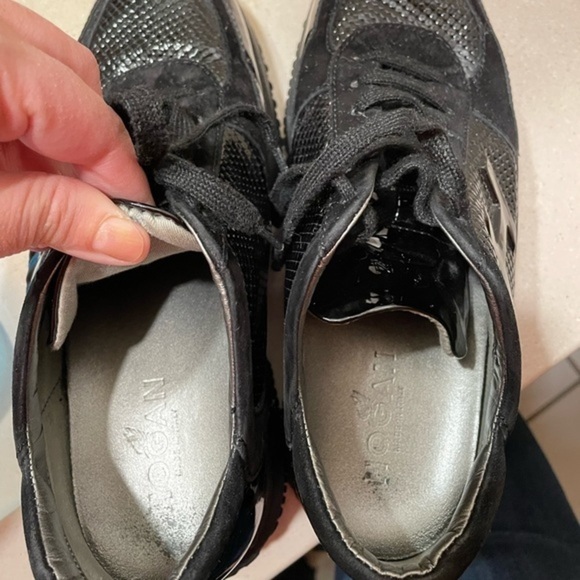 Hogan platform Interactive Sneakers Black suede - Picture 6 of 8